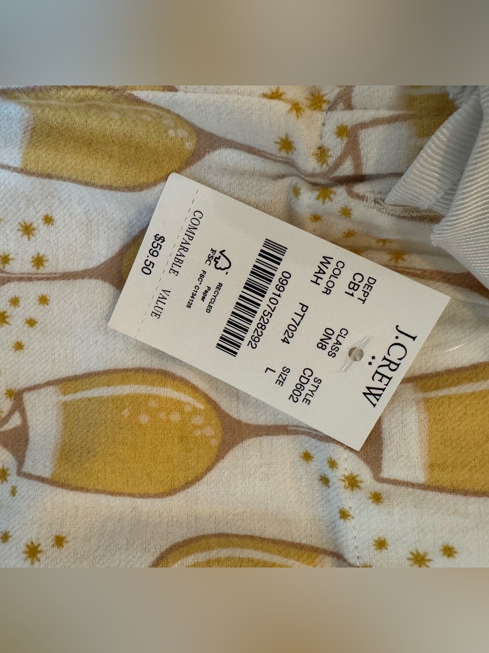 Women’s Jcrew PJ pants - Picture 2 of 2
